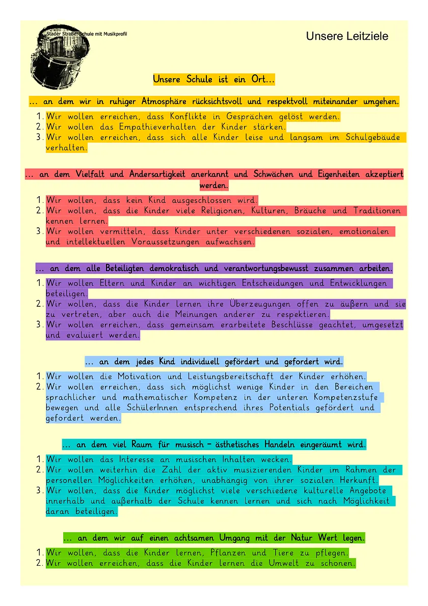 Unsere Leitziele