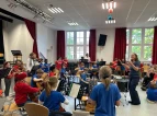 Das Orchester beim zweiten Schulkonzert am 07.05.24